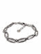 Karmafashion Damen Armband Stahl 316l Kette Silbern 2222-074a