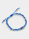 Artifact Women's Macrame Blue Fish Bracelet