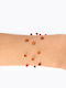 Handmade Bracelet Crystals Orange