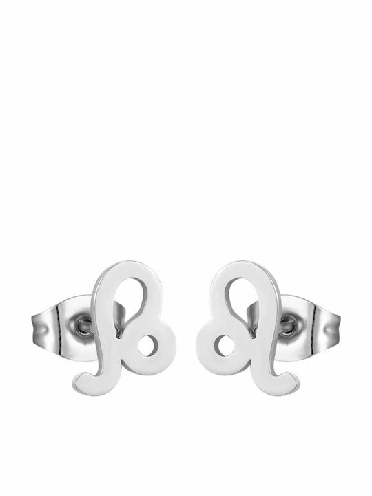 Leo Zodiac Earrings Hypoallergenic Surgical Steel Pair