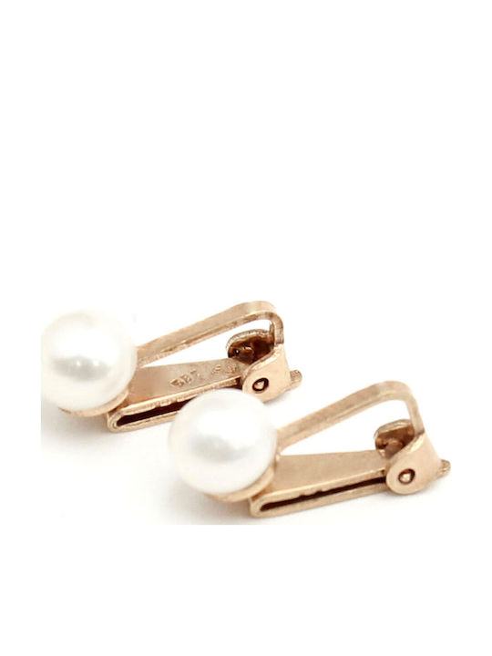 Xrysa Rose Women's Earrings Pearl 14K Xs8