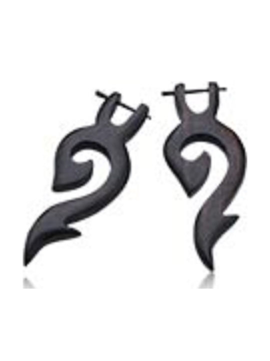 Ξύλινα Σκουλαρίκια Large Coco Earrings Crazy Factory