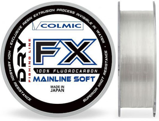 Πετονια Colmic Dry Fx 200μ Fluorocarbon Main Line Soft 0.265mm