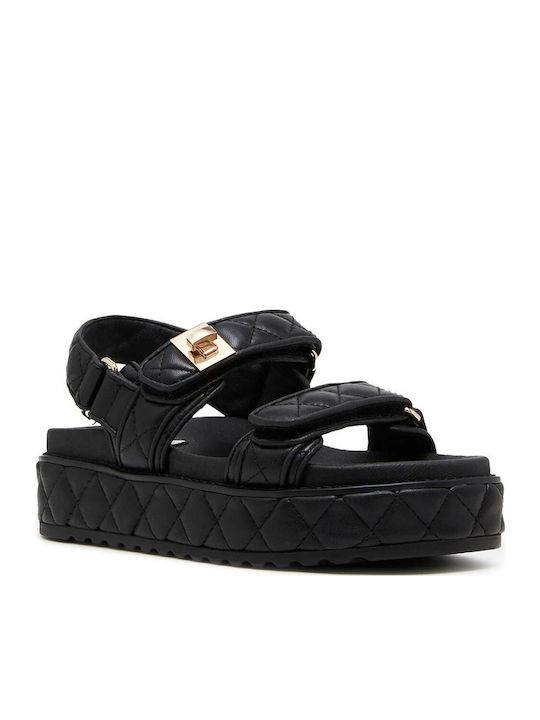 Steve Madden Bigmona Γυναικεία Σανδάλια Μαύρα