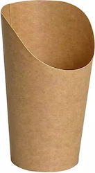 Set of 50 Kraft Paper Potato Food Containers Paper Box