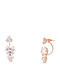 Cercei Ear Jackets din Argint 925 Roz