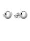 14K White Gold Stud Earrings Bead Sk11200346