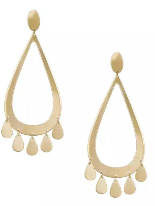 Women's Drop Earrings Tear Shape 9K 038896 Gold 9 Carats