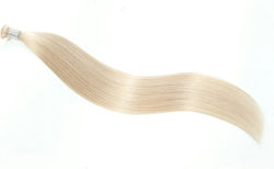 Hair Duty Τρέσα με Φυσική Τρίχα Ρεμί σε Ξανθό Πλατινέ Χρώμα 60cm