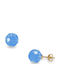 Cercei Aur 14k Topaz Albastru 318635bt