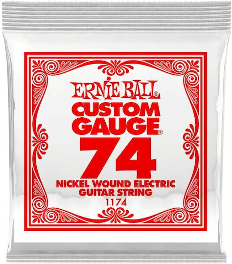 Ernie Ball Μονή Nickel Wound Χορδή 74" για Ηλεκτρική Κιθάρα