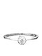 Solitaire Ring White Gold 14K