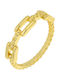 Princesilvero Ring Gold Spinner Chain Silver 925 3zk-rg144-3