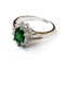 Silver Ring Laboratory Sapphire Stone Silver 925
