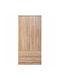 Double Door Wardrobe Daria Sonoma 80x42.5x180.5cm