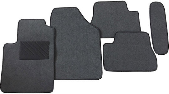 Auto Gs Set of Front and Rear Mats Universal 5pcs Gray