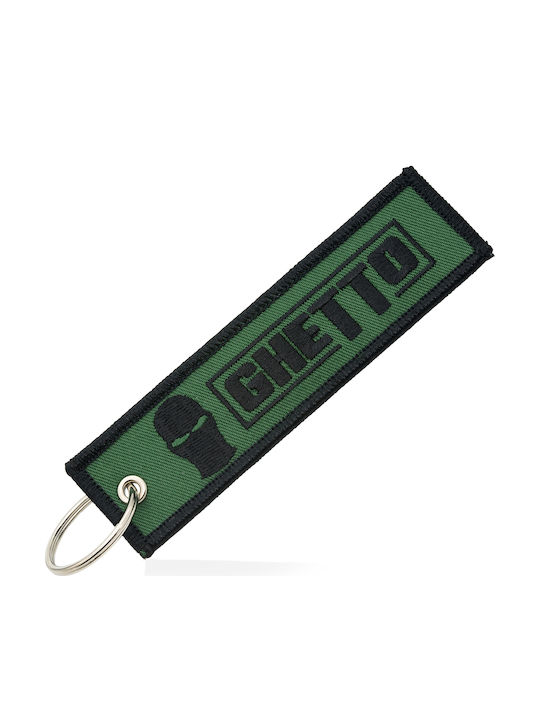 Ghetto Key Ring Black Green Color