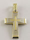 Crucifix Bicromatic 14 Carate 4565-1171bărbați