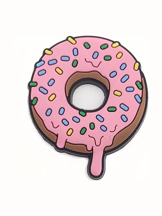 Crocs Broschen Dekoration Zubehör Donuts Rosa Einfach