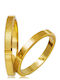 Set Couple Gold Wedding Rings 9 Carats Stergiadis 744