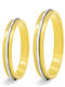 Set Eheringe Bicolor 14k Ωψ60ν2024