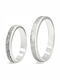 Set White Gold Wedding Rings 14K 184V