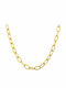 Romeo Chain Gold 7mm Neck Chain Stainless Steel 316L 40 cm