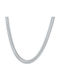 Dennis Snake Chain Silver Stainless Steel 6mm 45 cm