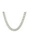 Clean Cubana Chain Silver 13mm Αλυσίδα Λαιμού Ανοξείδωτο Ατσάλι 316l 45 Cm
