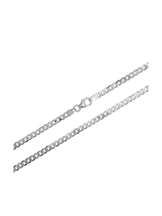 White Gold Men's 14K Neck Chain 040157 040157 Gold 14 Carats
