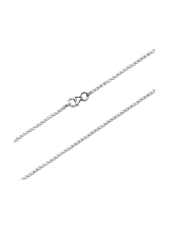 Al Oro Αλυσιδα Λευκοχρυση Κ9 45 Εκατοστών Alw-k9-45501