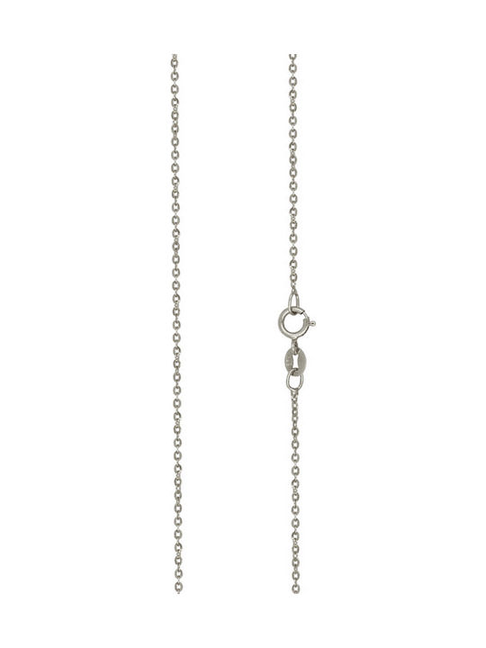 Forzatina Kleine Kette 45cm Weißgold 14 Karat