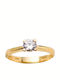 14K Gold Ring Zircon D497k1a1