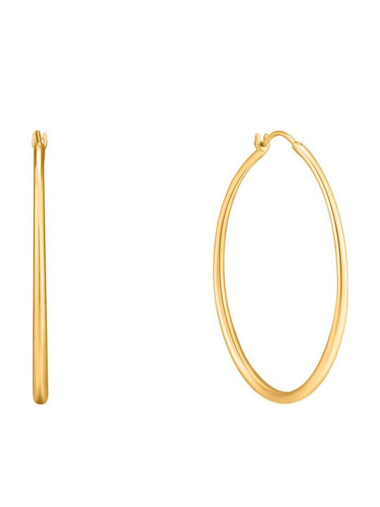 Ania Haie Earrings Silver Gold Plated Hoops