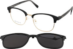 Dioptrische Brillengestelle Crullé Link C1 Clip-on