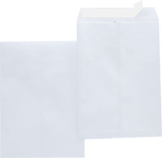 Metron Set of Envelopes Bag Type with Adhesive 250pcs in White Color
