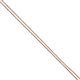 Metallische Brillenkette Gold Panther 70 Cm