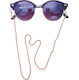 Lanț de Ochelari Twisted Chain cu Ață Colorată Portocalie