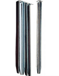 Vango Alloy Channel Peg Πασαλάκια Σκηνής 16cm X 1mm Σετ 5 Τεμαχίων Silver