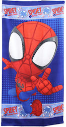Marvel Spidey Πετσέτα Θαλάσσης Microfiber 70x140εκ Spi36-5072 Μπλε 70x140εκ