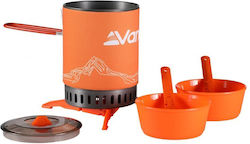 Vango Ultralight Heat Exchanger Cook Kit Μαγειρικό Σκεύος Ταχύτατου Βρασμού Orange