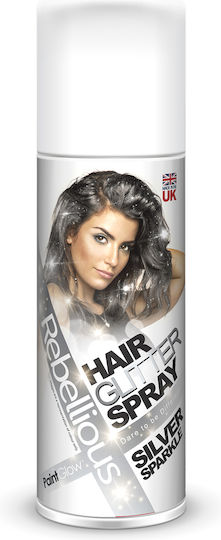 Glitzerndes Silberspray Haarspray 125ml