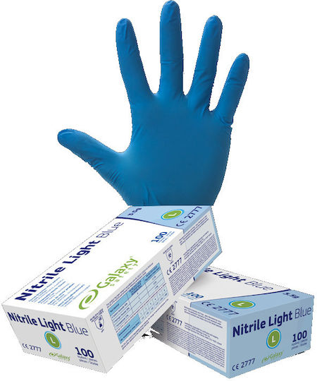 Galaxy Nitril Einweg-Handschuhe Blau 100 Stück
