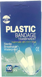 Transparent Adhesive Plaster Patches 100 Pieces