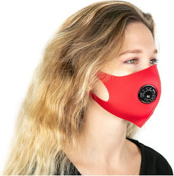 Rote Fashion Stoff Schutzmaske Für Wiederverwen...