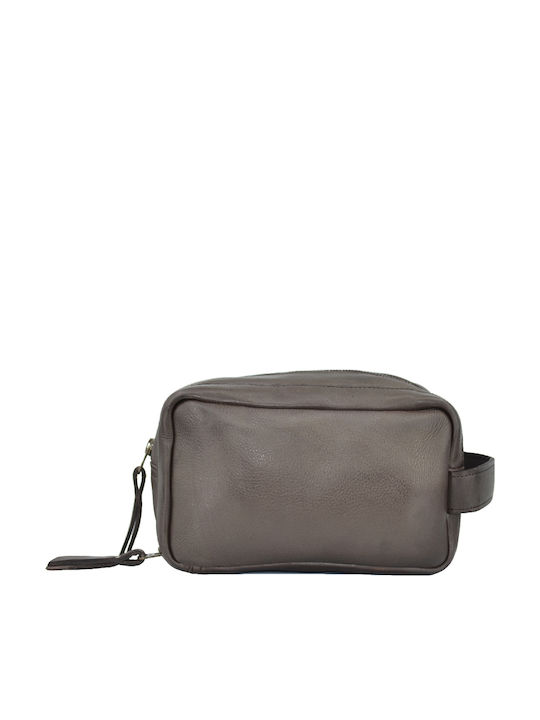 Leather 100 Leather Pouch-Necessaire Code 04-ba...