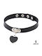 Ghetto Choker με σχέδιο Καρδιά Μαύρο