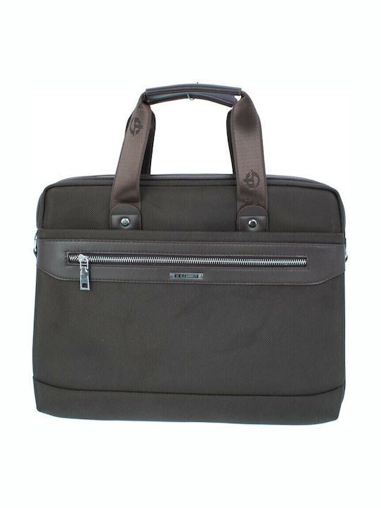 Professional Handbag – Shoulder 39*9*32 Annie Leather Gongzi Dark Brown