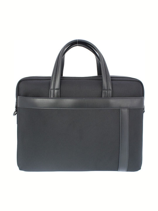 Professional Hand Shoulder Bag Annie Leather 40*30*9 Black Fabric Tsa.101.02.01.130 900-5