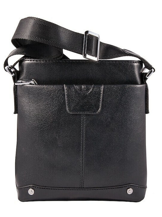 Emporio Armani Leather Men's Bag Shoulder / Crossbody Black